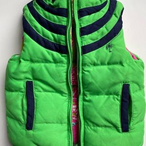 Lilly Pulitzer toddler reversible puffy vest